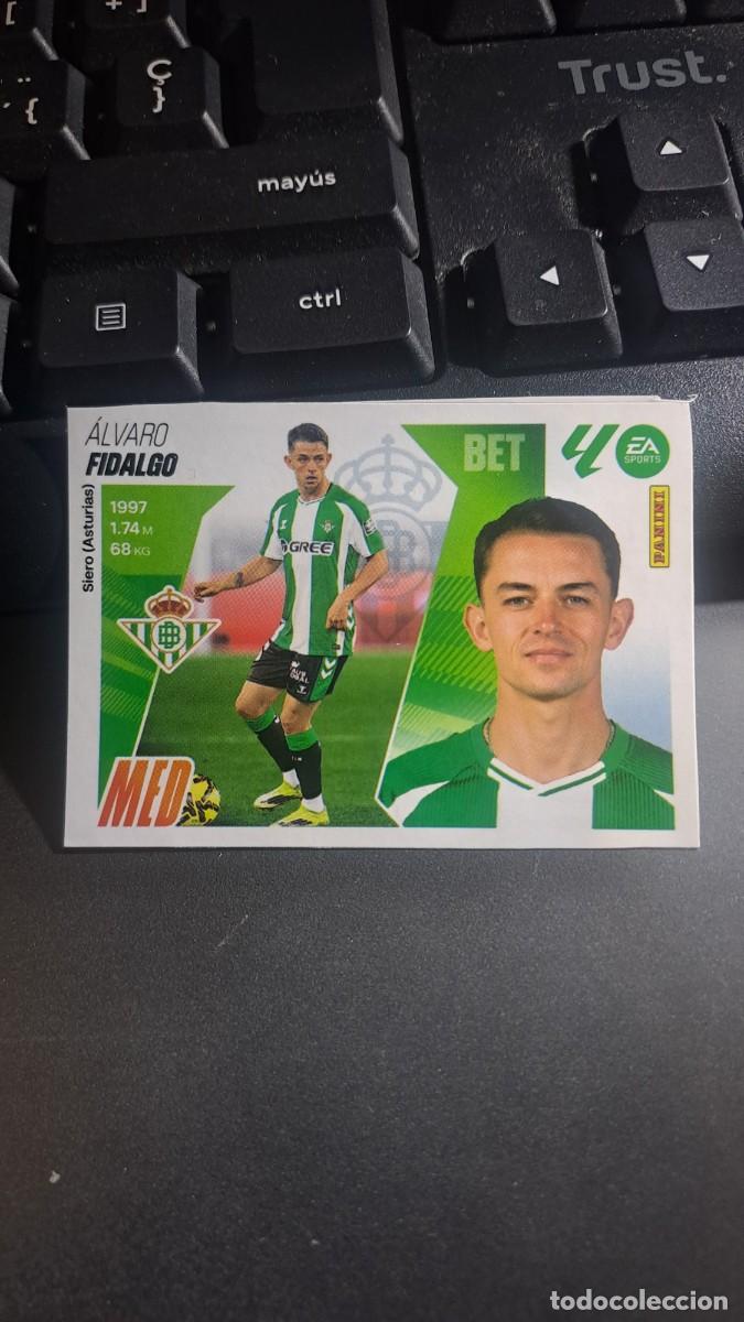 Coleccionismo Cromos antiguos: CROMO FIDALGO 8 MERCADO DE INVIERNO 8 BETIS LIGA 2025 2026 25 26 ESTE PANINI NUNCA PEGADO