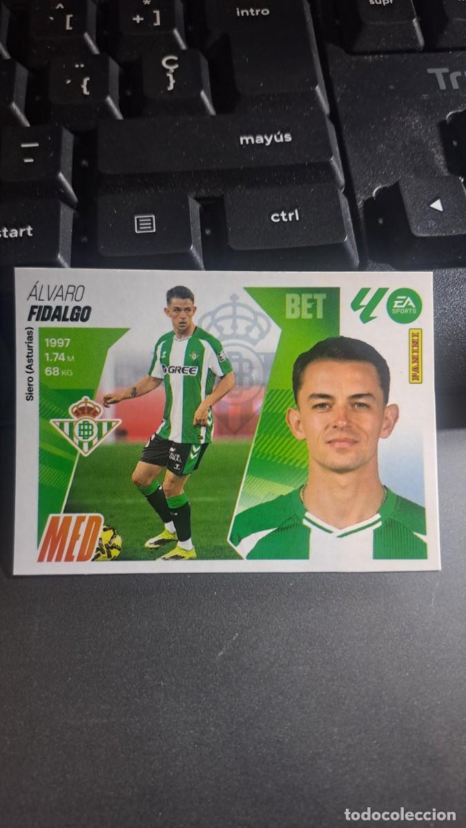 Coleccionismo Cromos antiguos: CROMO FIDALGO 8 MERCADO DE INVIERNO 8 BETIS LIGA 2025 2026 25 26 ESTE PANINI NUNCA PEGADO