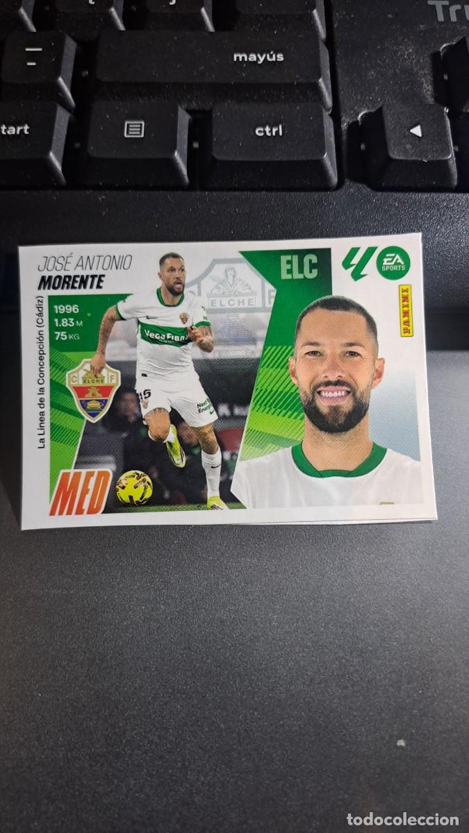 Coleccionismo Cromos antiguos: CROMO MORENTE 13 MERCADO DE INVIERNO 13 ELCHE LIGA 2025 2026 25 26 ESTE PANINI NUNCA PEGADO
