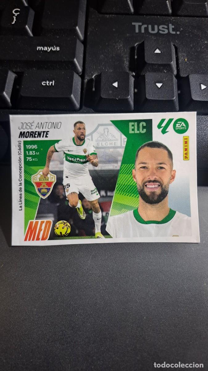 Coleccionismo Cromos antiguos: CROMO MORENTE 13 MERCADO DE INVIERNO 13 ELCHE LIGA 2025 2026 25 26 ESTE PANINI NUNCA PEGADO