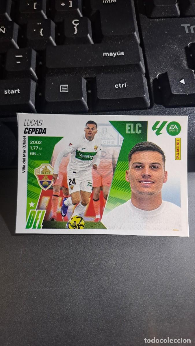 Coleccionismo Cromos antiguos: CROMO CEPEDA 14 MERCADO DE INVIERNO 14 ELCHE LIGA 2025 2026 25 26 ESTE PANINI NUNCA PEGADO