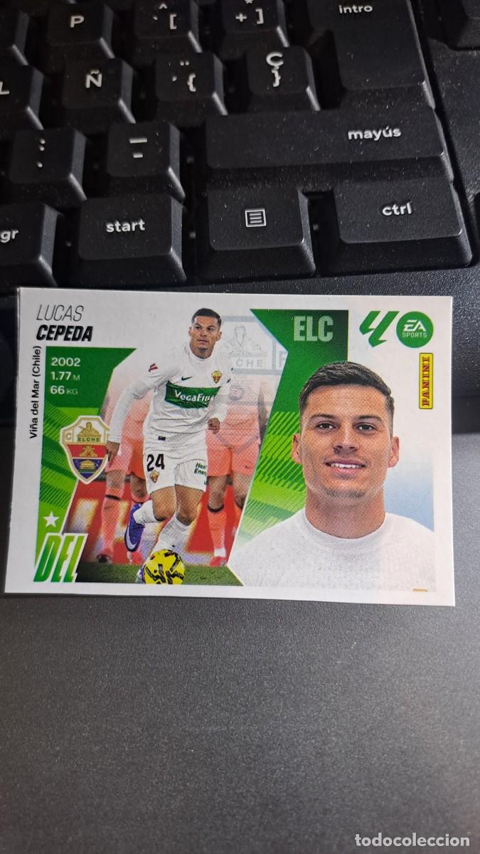Coleccionismo Cromos antiguos: CROMO CEPEDA 14 MERCADO DE INVIERNO 14 ELCHE LIGA 2025 2026 25 26 ESTE PANINI NUNCA PEGADO