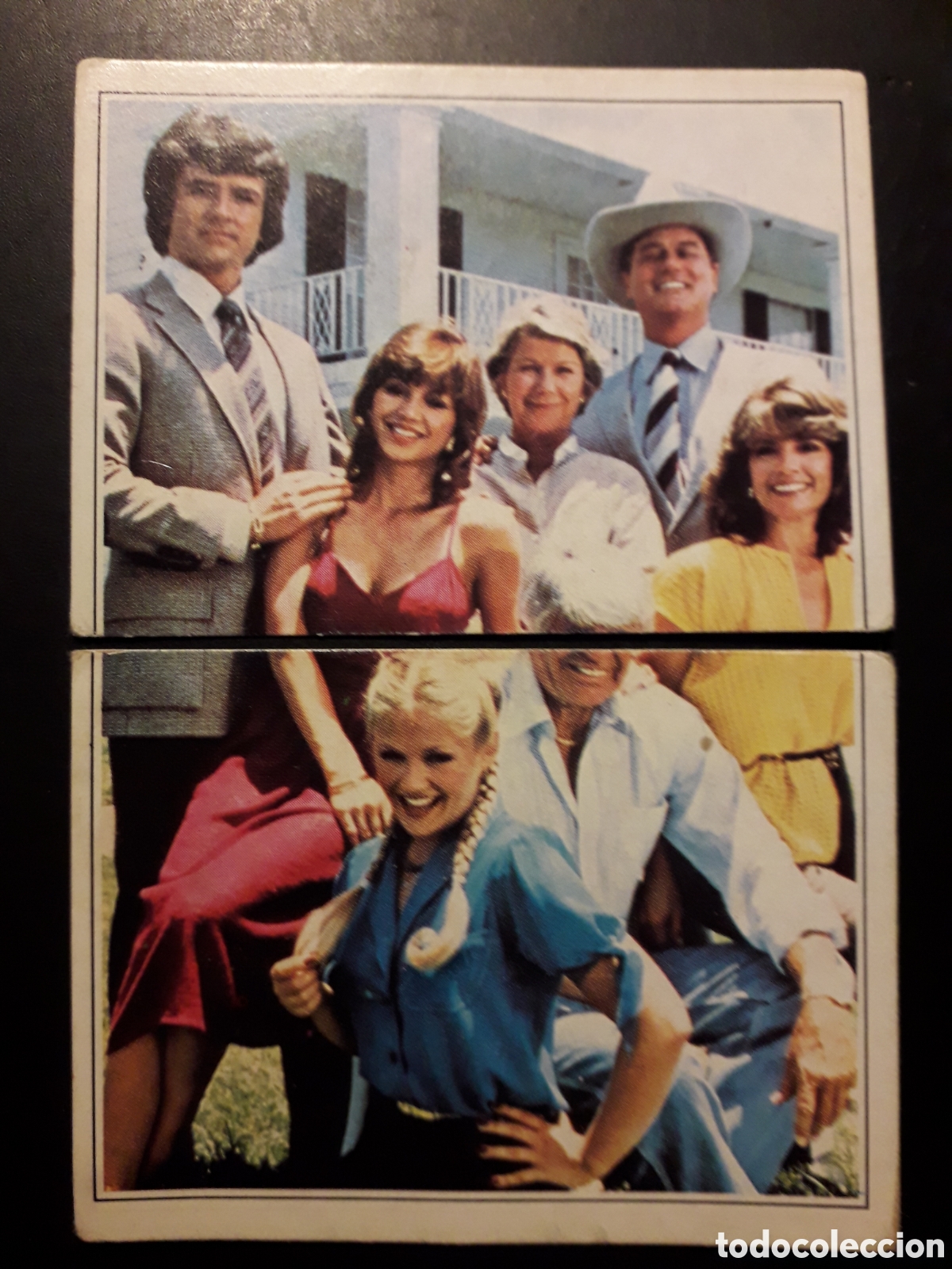 Coleccionismo Cromos antiguos: GRUPO SERIE DALLAS, TELE POP, ED ESTE 1980 N&deg; 13 Y 14 SIN PEGAR. PEDIDO M&Iacute;NIMO 3&euro;