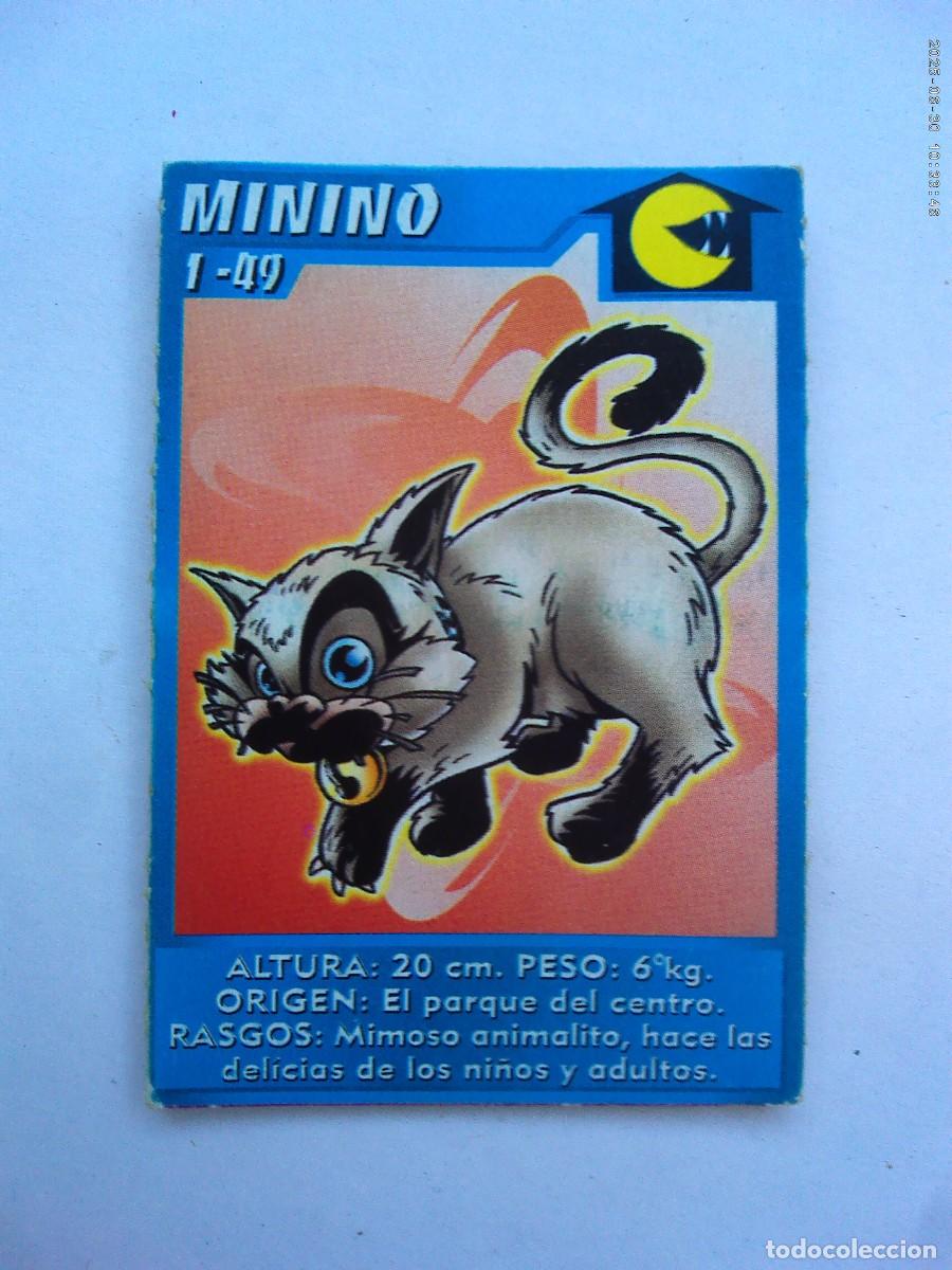 Coleccionismo Cromos antiguos: CROMO DE BOLLYCAO SERIE PLANETA MUTANTE : MININO - MINANO - MISKATE