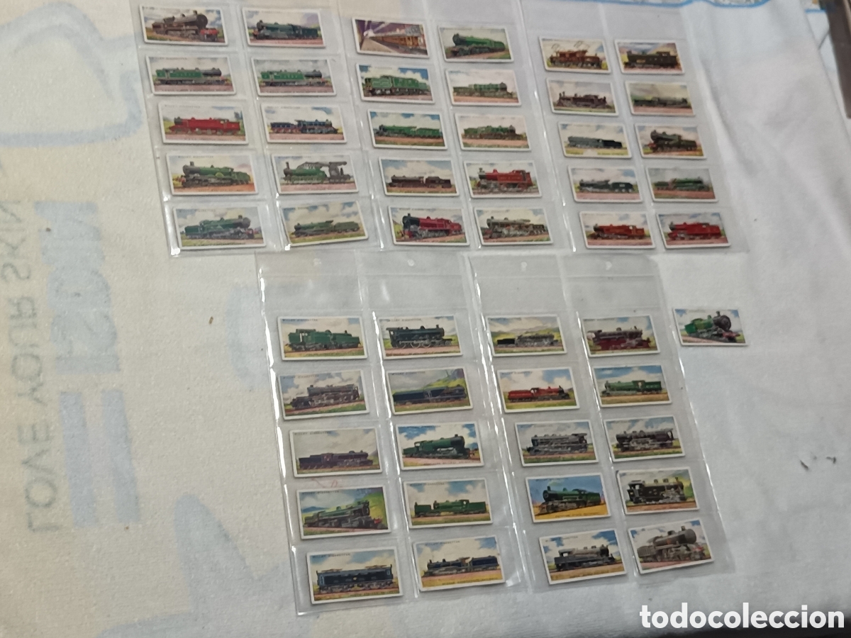 Coleccionismo Cromos antiguos: SERIE DE TRENES, W.D&H.O.WILLS, CIGARRILLOS ,