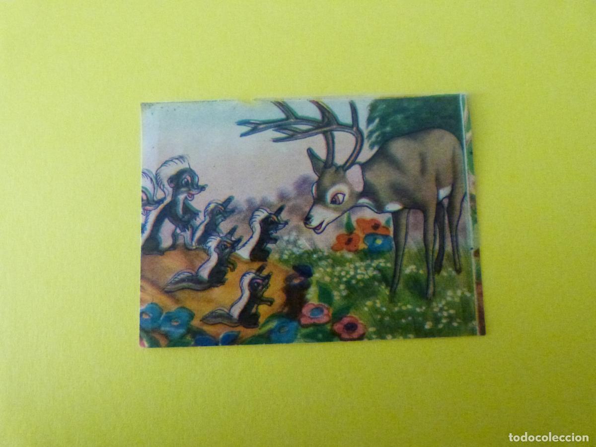 Coleccionismo Cromos antiguos: CROMO PAPEL BAMBI DESPEGADO N&ordm; 217 A&Ntilde;O 1961 ALBUM BAMBI FHER