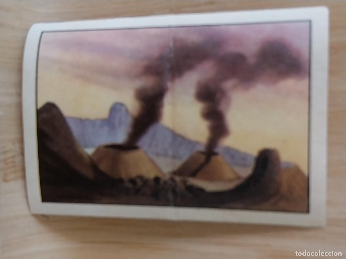 Coleccionismo Cromos antiguos: VOLCANES A&Ntilde;O 1959 CROMO CHOCOLATE NESTLE 5.7X4CMS