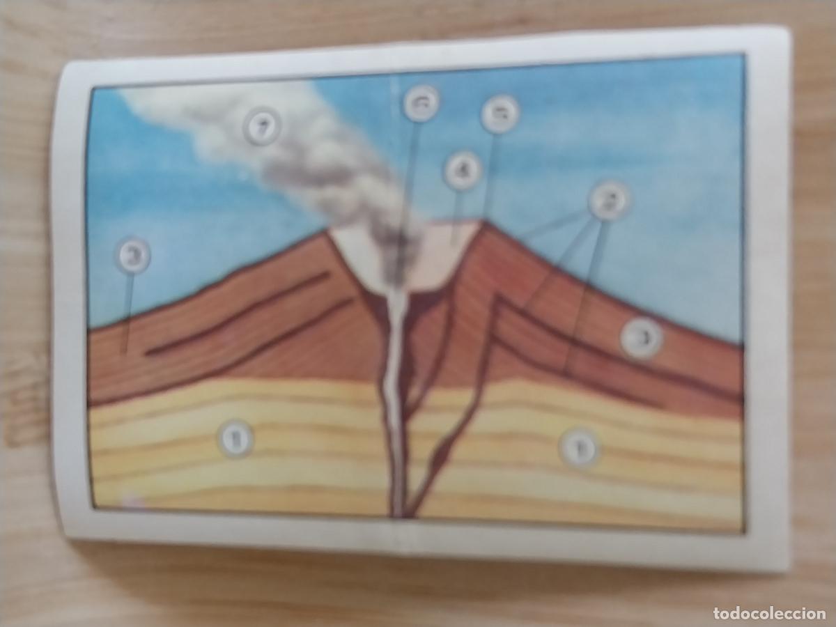 Coleccionismo Cromos antiguos: VOLCANES SECRETO A&Ntilde;O 1959 CROMO CHOCOLATE NESTLE 5.7X4CMS