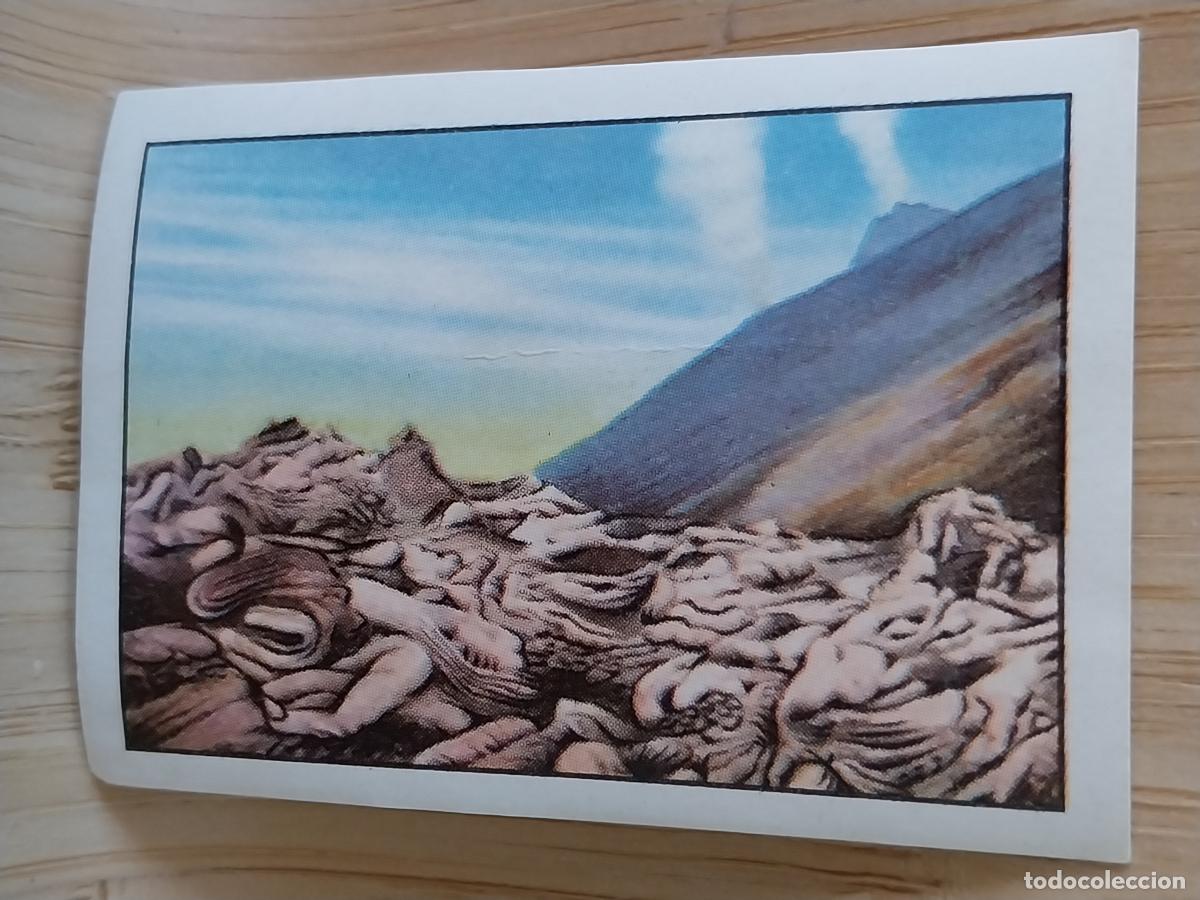 Coleccionismo Cromos antiguos: SECRETO VOLCANES A&Ntilde;O 1959 CROMO CHOCOLATE NESTLE 5.7X4CMS **
