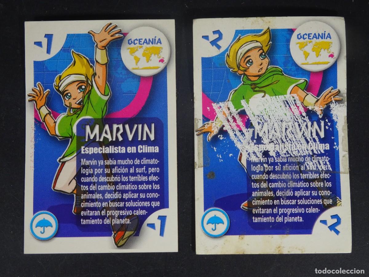 Sammeln alte Sammelbilder: 2 CROMOS BOLLYCAO ACCI&Oacute;N RESCATE, OCEAN&Iacute;A MARVIN -1 -2, VER FOTOS
