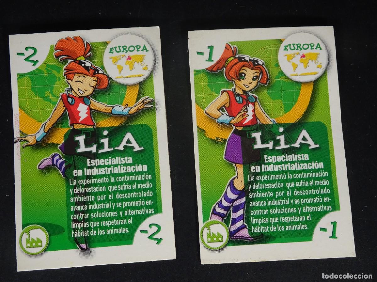 Coleccionismo Cromos antiguos: 2 CROMOS BOLLYCAO ACCI&Oacute;N RESCATE, EUROPA LIA -1 -2, VER FOTOS