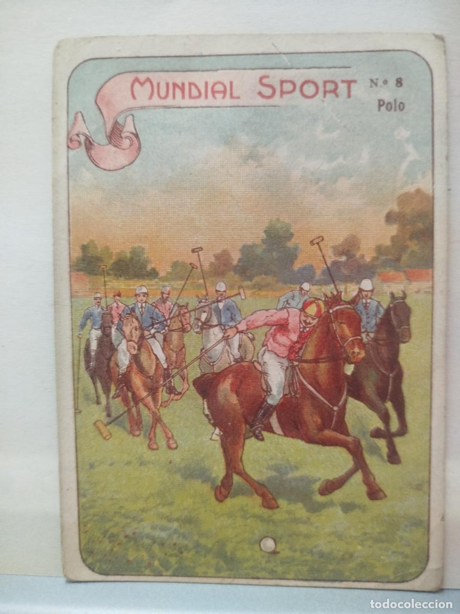Coleccionismo Cromos antiguos: Cromo Chocolate Barons y Artigas, Mundial Sport, n&uacute;m. 8