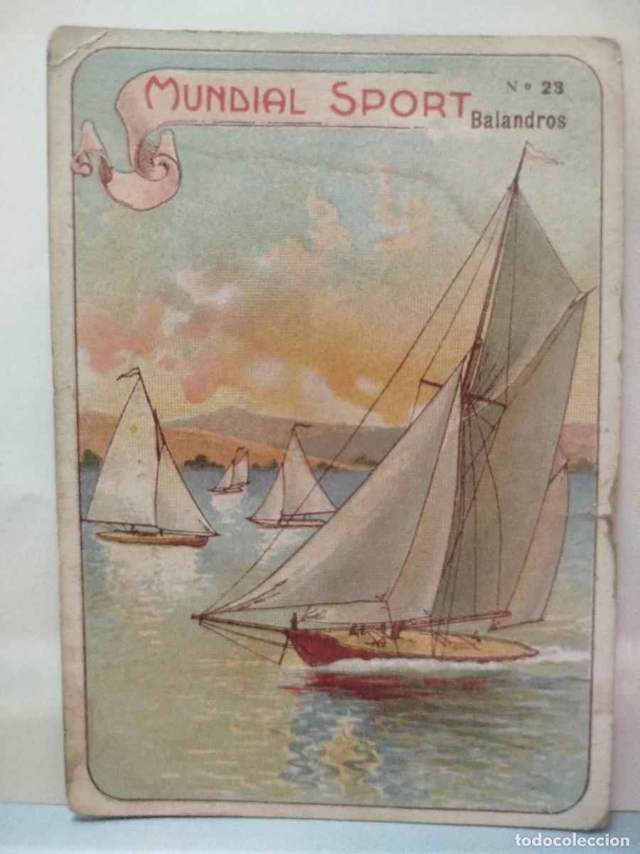 Coleccionismo Cromos antiguos: Cromo Chocolate Barons y Artigas, Mundial Sport, n&uacute;m. 23