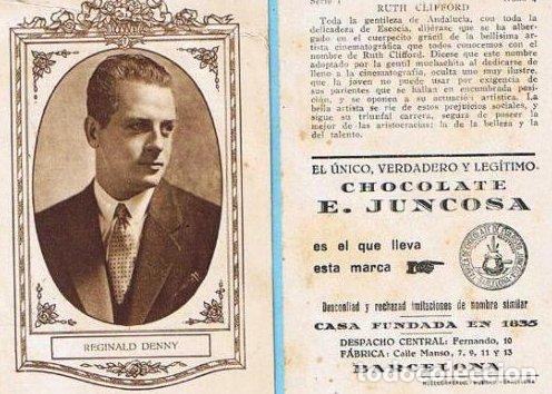 Collezionismo Figurine antiche: LOTE CROMOS SUELTOS; 1,20 &euro;. C&Eacute;LEBRES ARTISTAS CINEMATOGR&Aacute;FICOS. SERIE I. CHOCOLATE JUNCOSA.