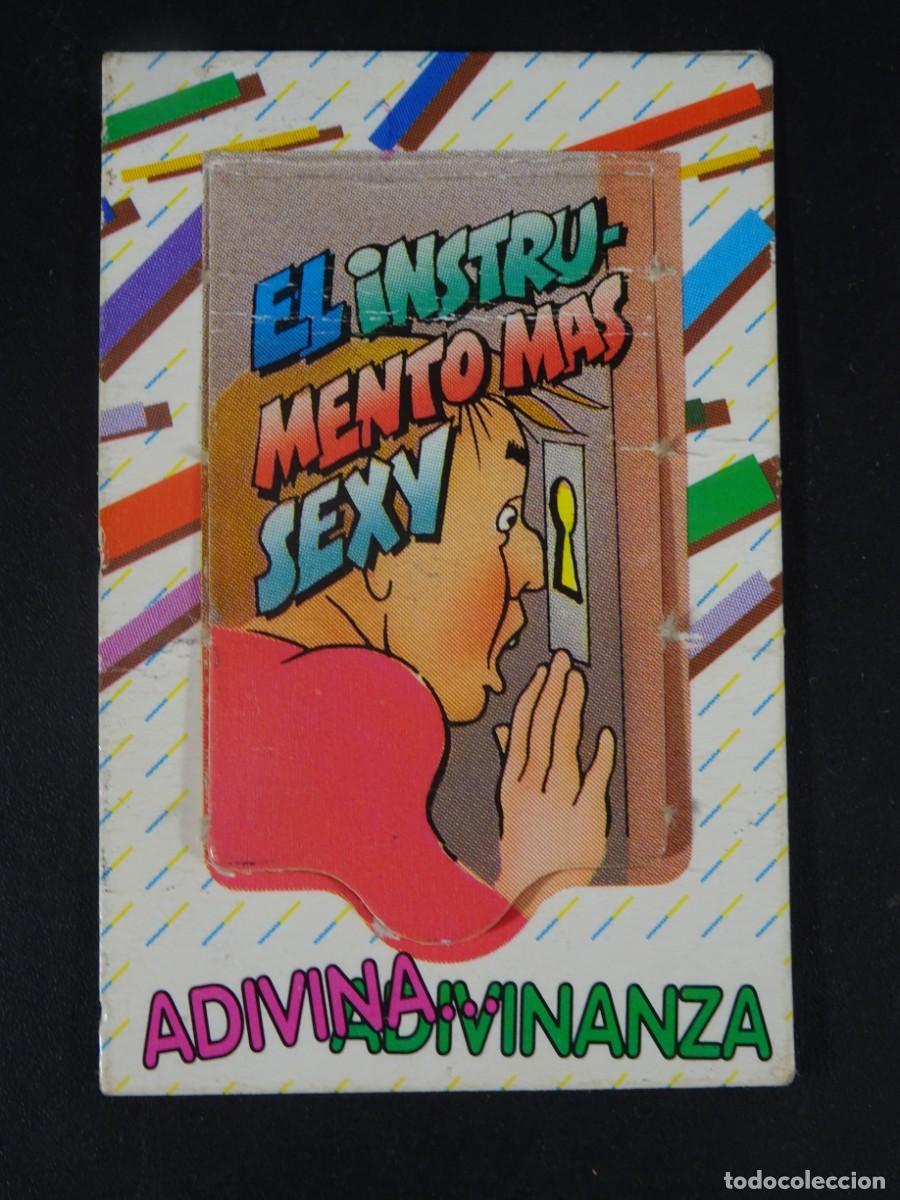 Coleccionismo Cromos antiguos: CROMO BOLLYCAO ADIVINA EL INSTRUMENTO MAS SEXY, VER FOTOS