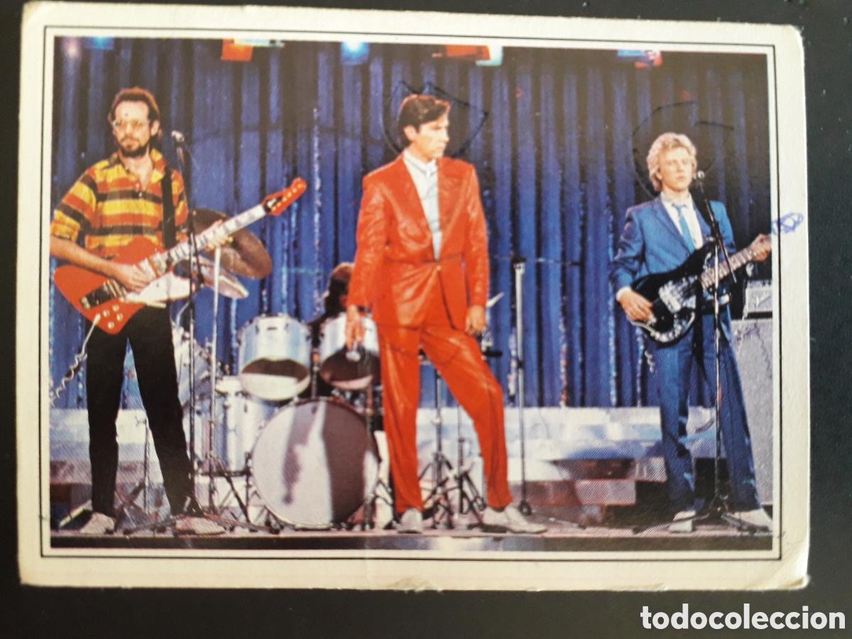 Coleccionismo Cromos antiguos: ROXY MUSIC, TELE POP, ED ESTE 1980 N&deg; 76 SIN PEGAR, SE&Ntilde;ALES DE BOLI EN FRONTAL PEDIDO M&Iacute;NIMO 3&euro;