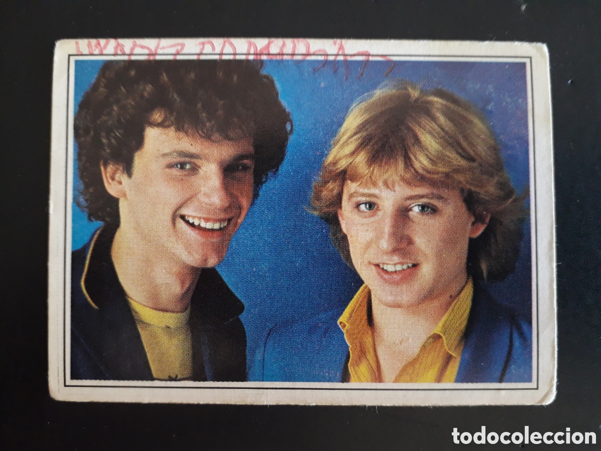 Collectable Antique Stickers: LOS PECOS, TELE POP, ED ESTE 1980 N&deg; 113 SIN PEGAR, BOLI ROJO EN FRONTAL PEDIDO M&Iacute;NIMO 3&euro;