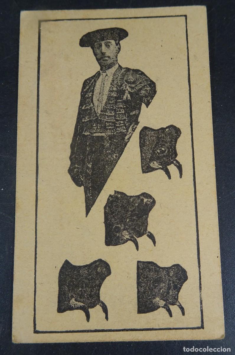 Coleccionismo Cromos antiguos: ANTIGUO CROMO TORERO POR IDENTIFICAR, VER FOTOS