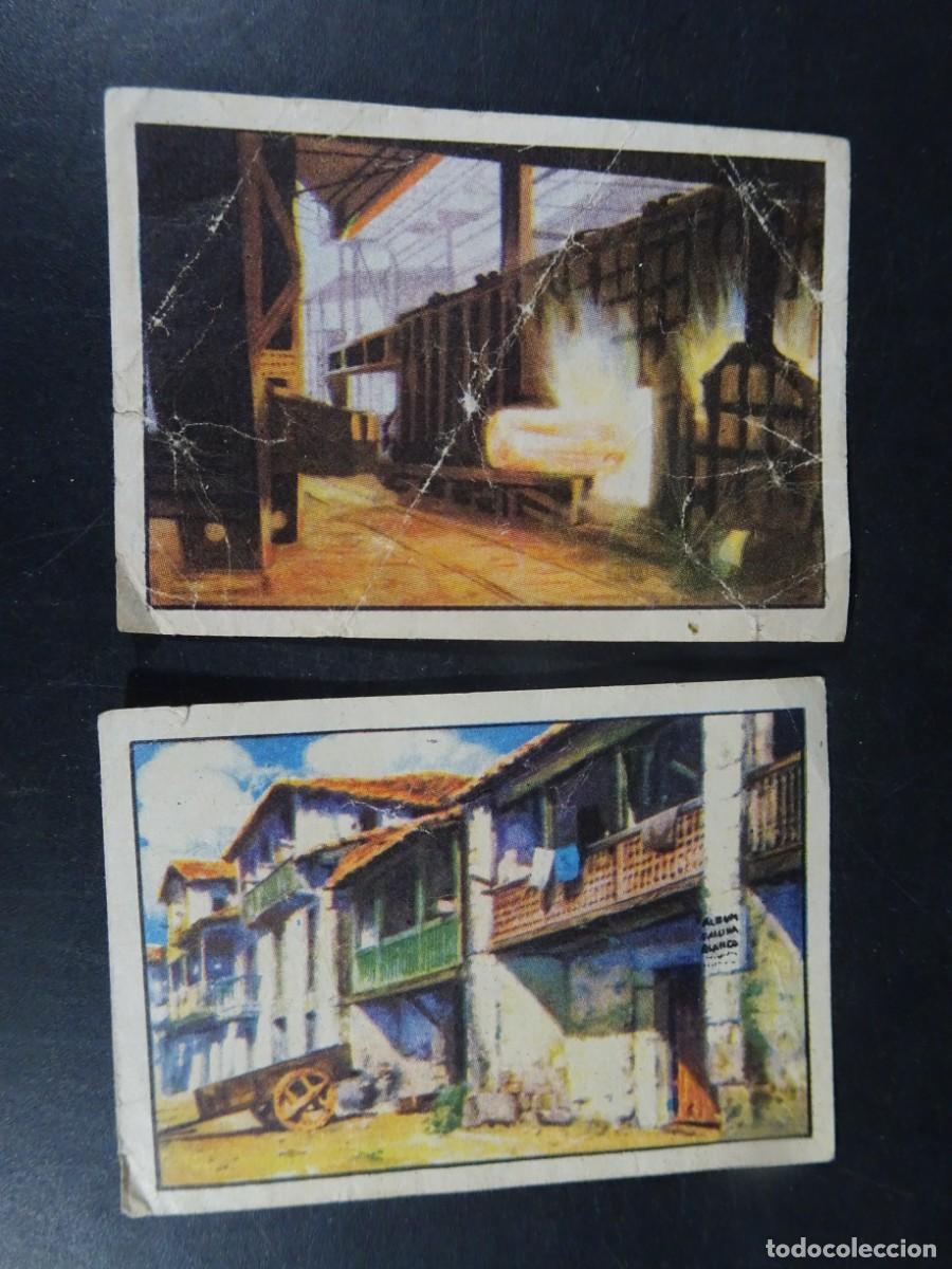 Coleccionismo Cromos antiguos: 2 ANTIGUOS CROMOS, PRIMER ALBUM GALLINA BLANCA ,VER FOTOS