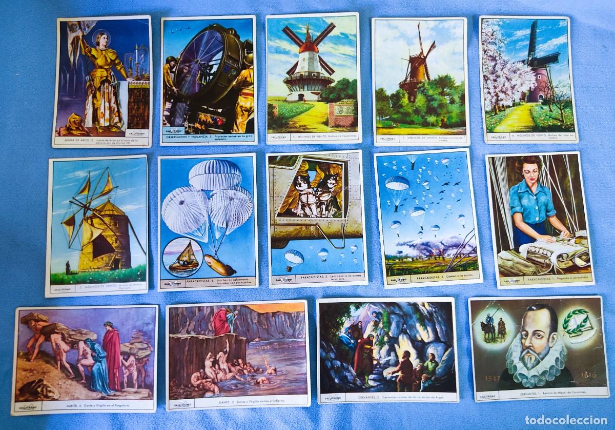 Coleccionismo Cromos antiguos: LOTE DE 26 CROMOS GALLICROMO DE GALLINA BLANCA DIFERENTES SERIES