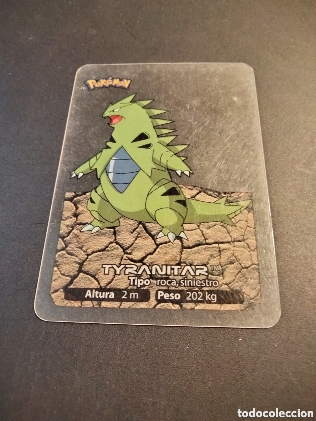 Coleccionismo Cromos antiguos: TYRANITAR # 93 POKEMON LAMINCARDS NEW COLLECTION 2006 EDIBAS
