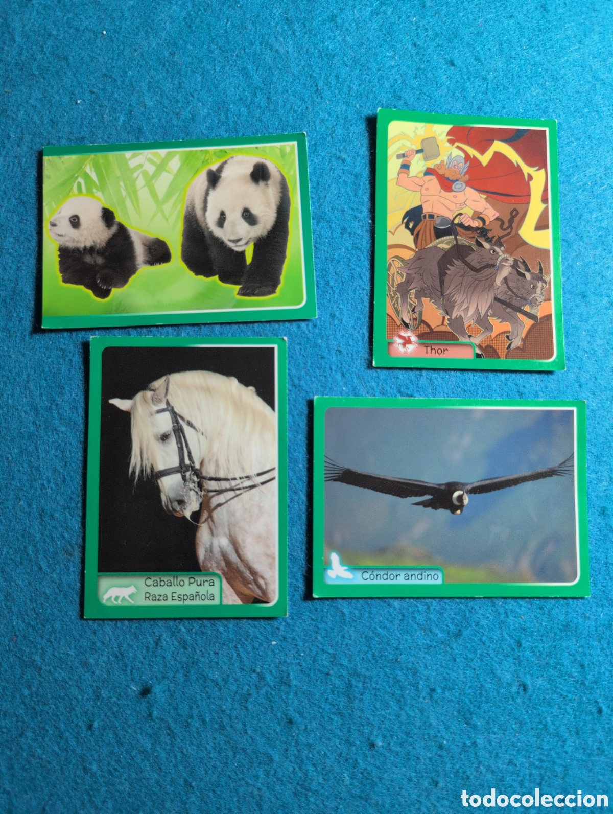 Coleccionismo Cromos antiguos: 4 cromos animales 2014 Panini
