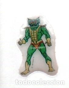 Coleccionismo Cromos antiguos: ANTIGUO CROMO ADHESIVO TROQUELADO, ACOLCHADO, MASTERS DEL UNIVERSO MERMAN 02, MATUTANO.