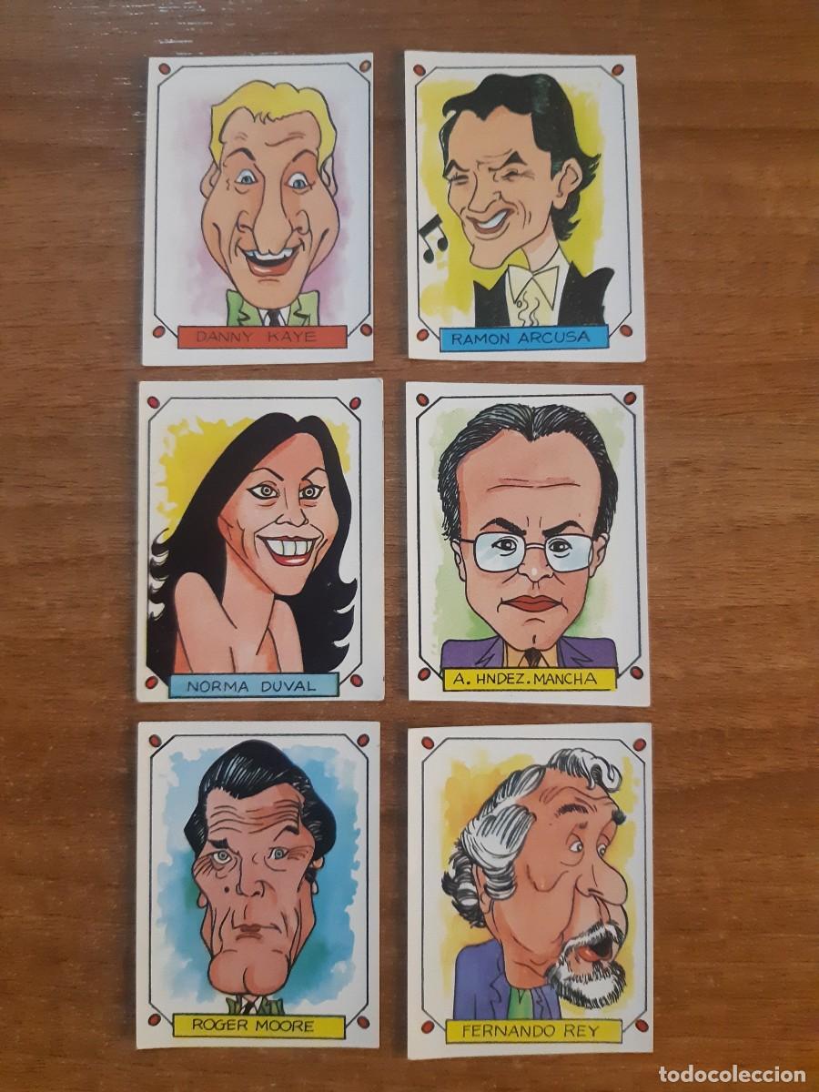 Coleccionismo Cromos antiguos: Lote RESERVADO 6 cromos diferentes CARICATURAS 22