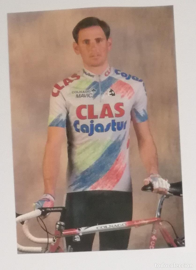 Coleccionismo Cromos antiguos: Cromo del album CLAS Central Lechera Asturiana, n&ordm; 1: Tony Rominger (medidas: 10x14,5 cm)