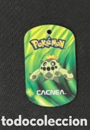 Coleccionismo Cromos antiguos: Cacnea metal tags 2006 nintendo chapa pokemon