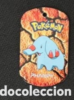 Coleccionismo Cromos antiguos: Phanphy metal tags 2006 nintendo chapa pokemon
