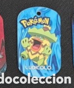 Coleccionismo Cromos antiguos: Ludicolo metal tags 2006 nintendo chapa pokemon
