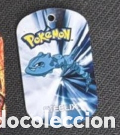 Coleccionismo Cromos antiguos: Steelix metal tags 2006 nintendo chapa pokemon