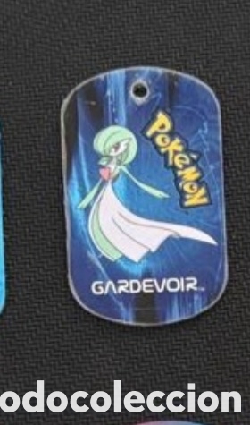 Coleccionismo Cromos antiguos: Gardevoir metal tags 2006 nintendo chapa pokemon