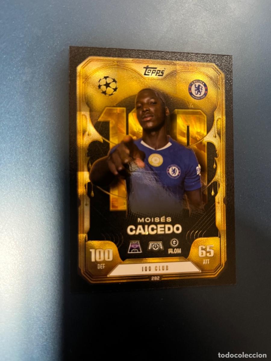 Coleccionismo Cromos antiguos: 282 caicedo chelsea 100 club match attax extra 25-26