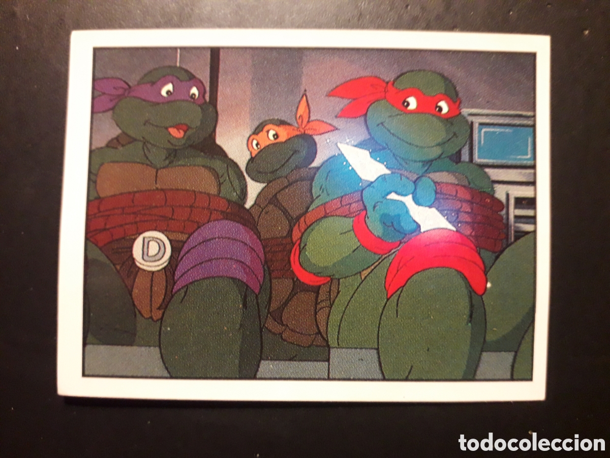 Coleccionismo Cromos antiguos: TORTUGAS NINJA, TURTLES TEENAGE HERO, PANINI 1990 N&deg; 148 SIN PEGAR PEDIDO M&Iacute;NIMO 3&euro;