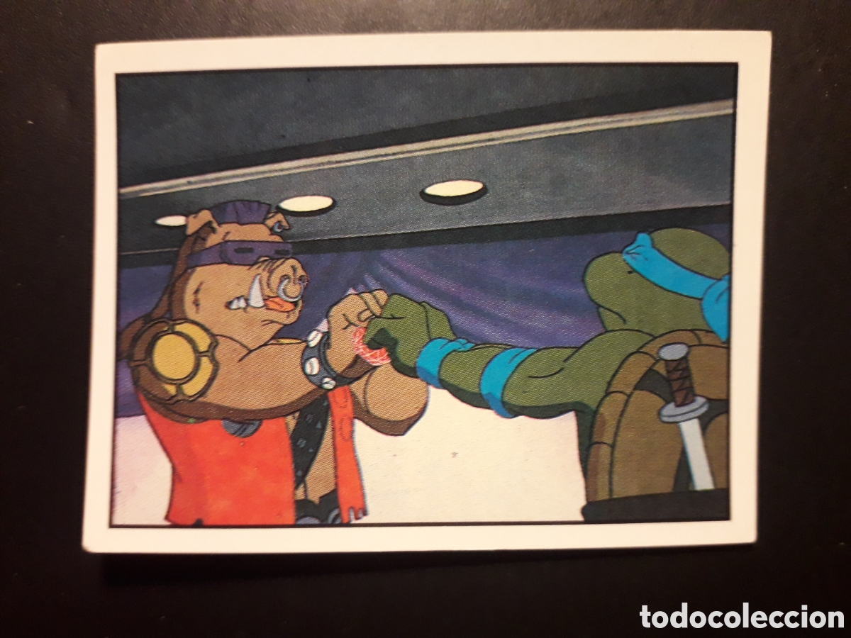 Coleccionismo Cromos antiguos: TORTUGAS NINJA, TURTLES TEENAGE HERO, PANINI 1990 N&deg; 228 SIN PEGAR PEDIDO M&Iacute;NIMO 3&euro;