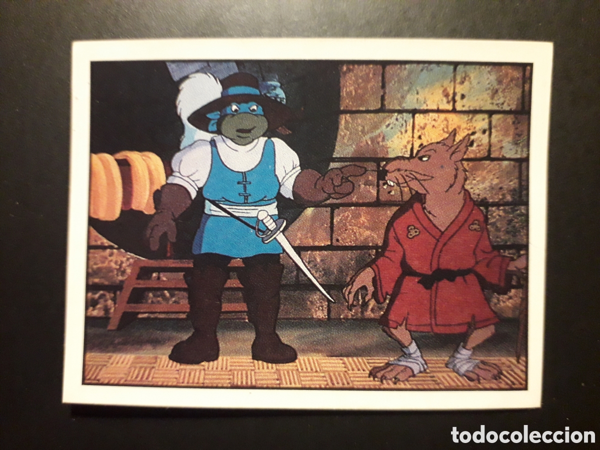 Coleccionismo Cromos antiguos: TORTUGAS NINJA, TURTLES TEENAGE HERO, PANINI 1990 N&deg; 234 SIN PEGAR PEDIDO M&Iacute;NIMO 3&euro;