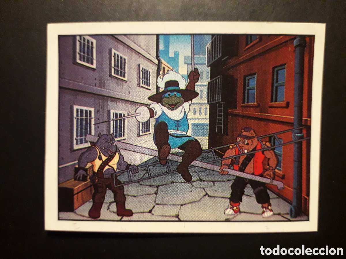 Coleccionismo Cromos antiguos: TORTUGAS NINJA, TURTLES TEENAGE HERO, PANINI 1990 N&deg; 236 SIN PEGAR PEDIDO M&Iacute;NIMO 3&euro;