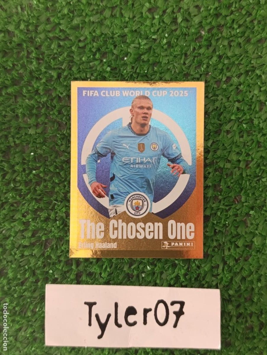 Coleccionismo Cromos antiguos: ERLING HAALAND 421 MANCHESTER CITY CLUB WORLD CUP 2025 25 PANINI