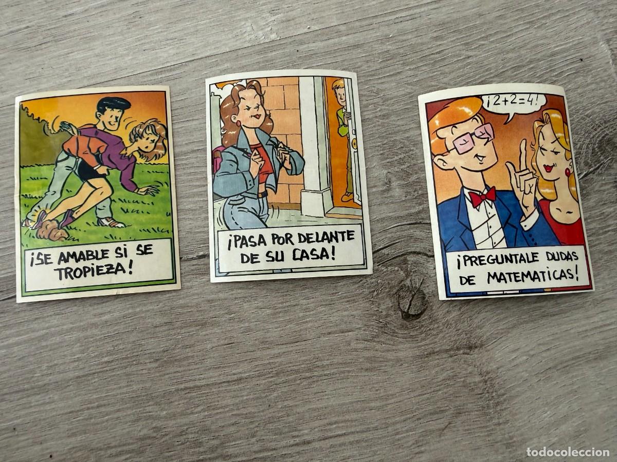 Coleccionismo Cromos antiguos: 3 cromos Phoskitos - Trucos para ligar - 1, 6 y 31