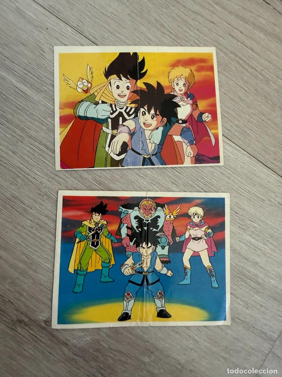 Coleccionismo Cromos antiguos: 2 cromos DragonQuest Fly - Panrico - 22 y 30