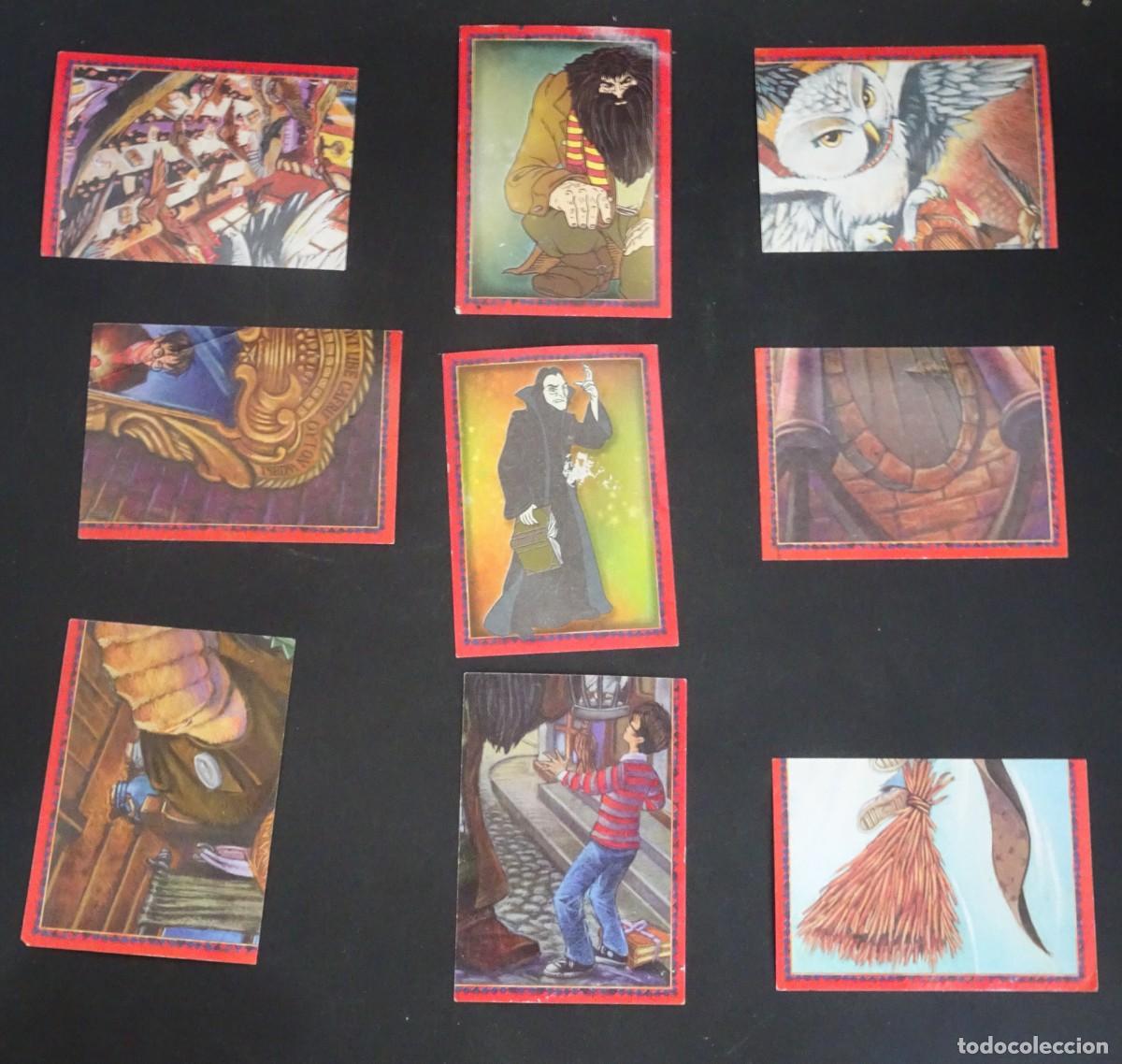 Coleccionismo Cromos antiguos: LOTE DE 9 ANTIGUOS CROMOS HARRY POTTER ,PANINI ,WB , VER FOTOS