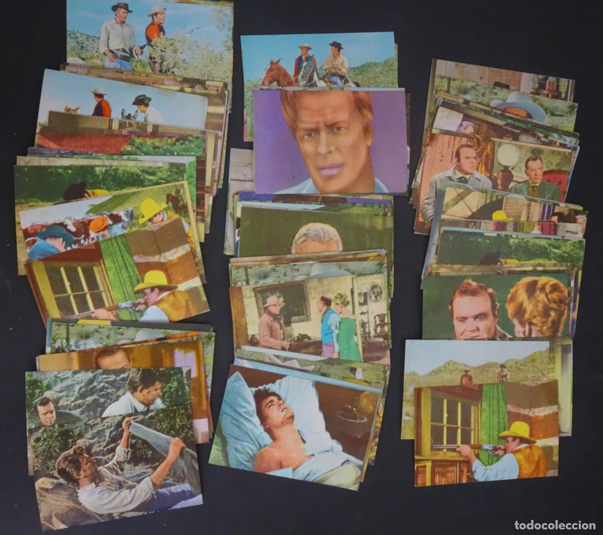 Coleccionismo Cromos antiguos: LOTE DE 100 ANTIGUOS CROMOS BONANZA REFRESCOS RUMBO ,ALGUNOS REPETIDOS, VER FOTOS