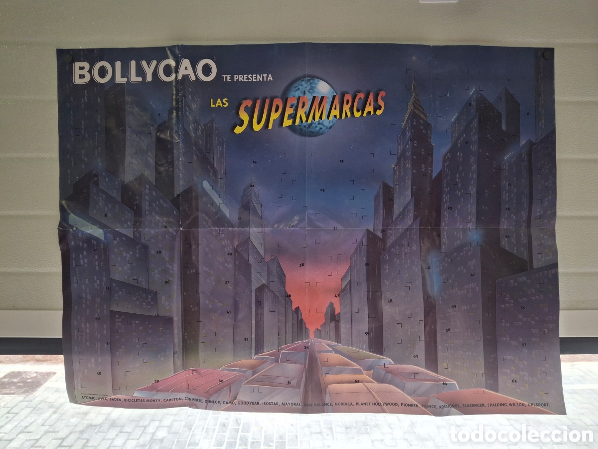 Coleccionismo Cromos antiguos: supermarcas bollycao poster