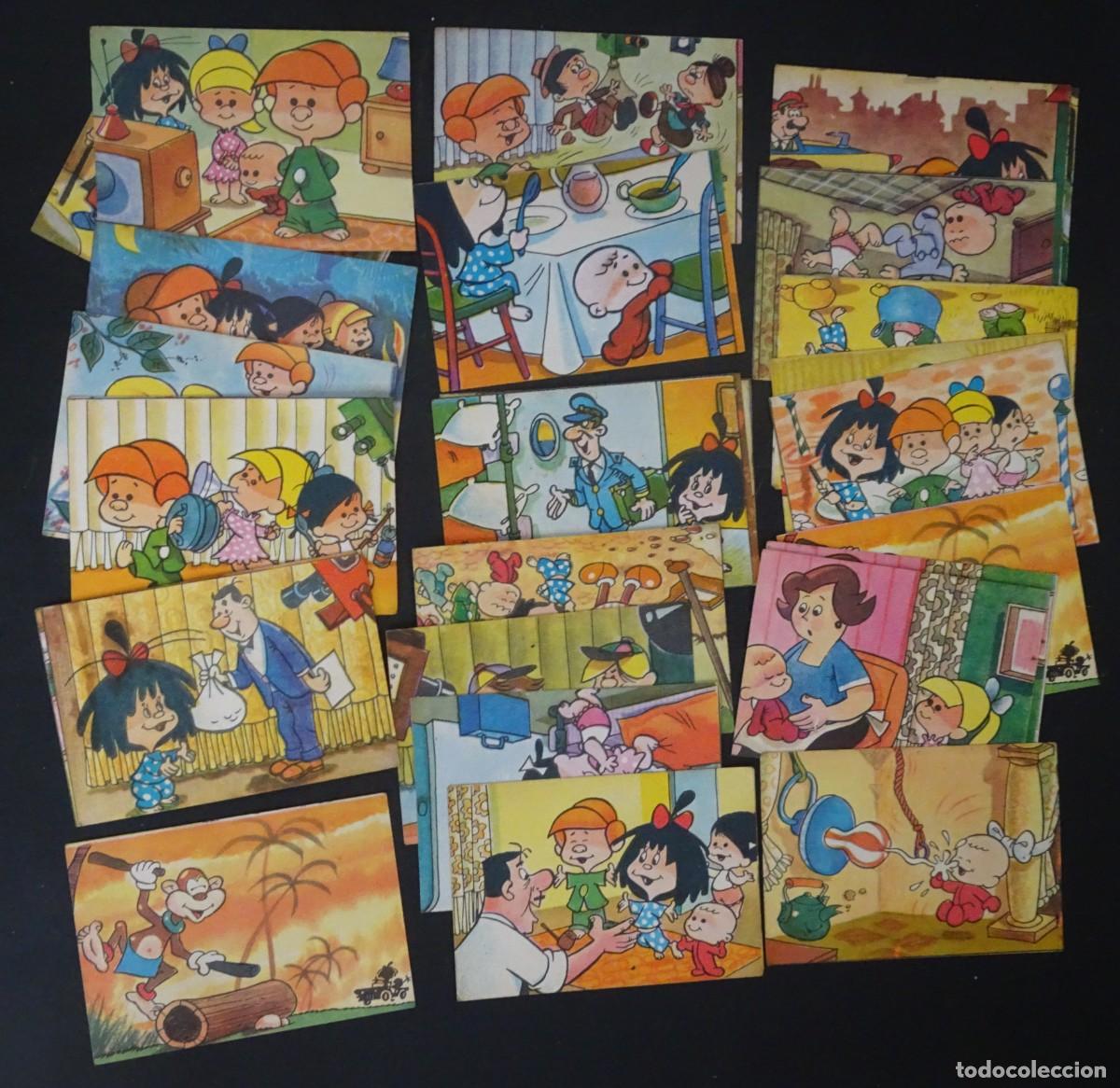 Sammeln alte Sammelbilder: LOTE DE 29 ANTIGUOS CROMOS VAMOS A LA CAMA, LA FAM&Iacute;LIA TELER&Iacute;N, VER FOTOS
