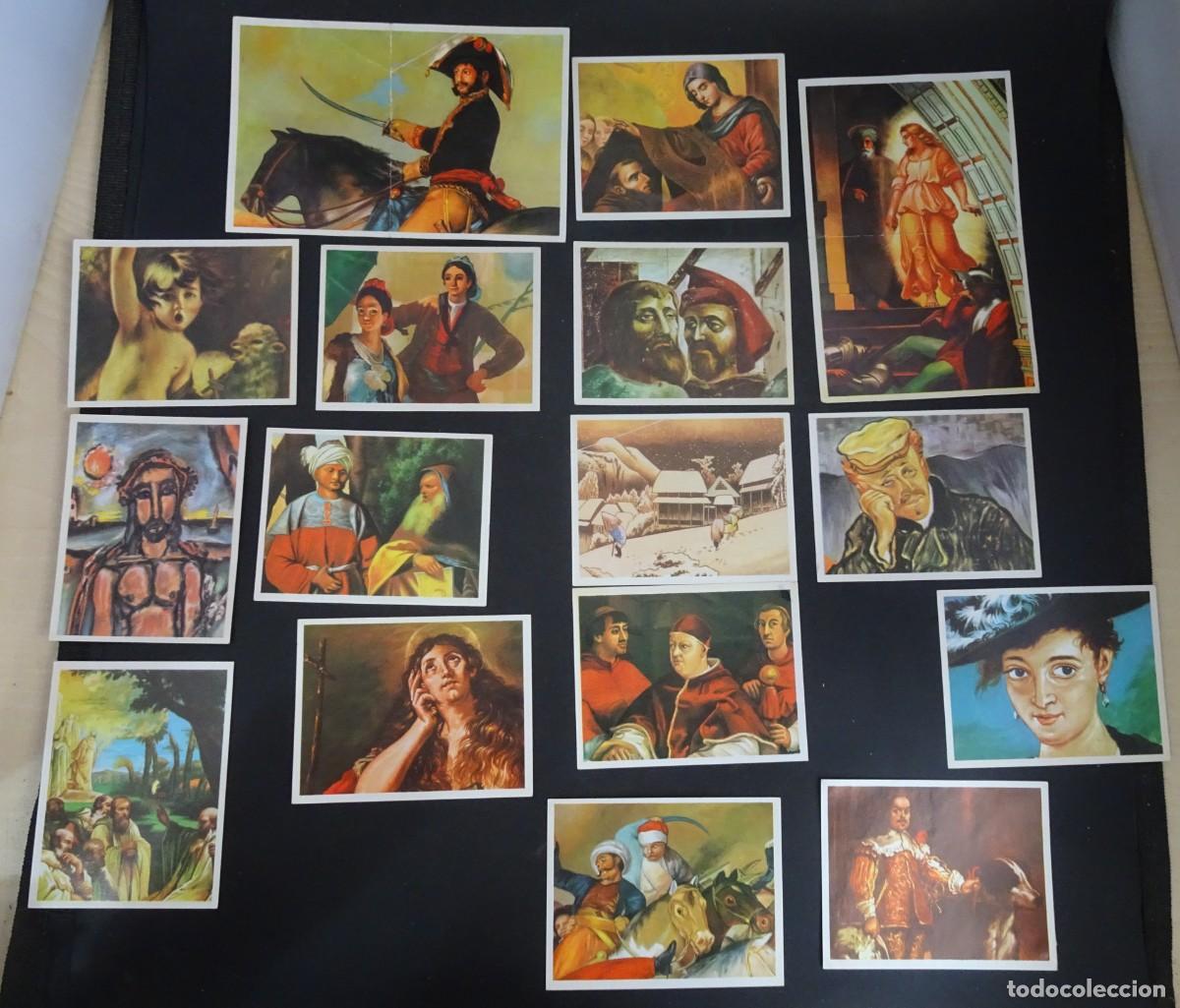 Collectionnisme Cartes &agrave; collectionner anciennes: LOTE DE 16 ANTIGUOS CROMOS ALBUM MAGA ARTE, VER FOTOS