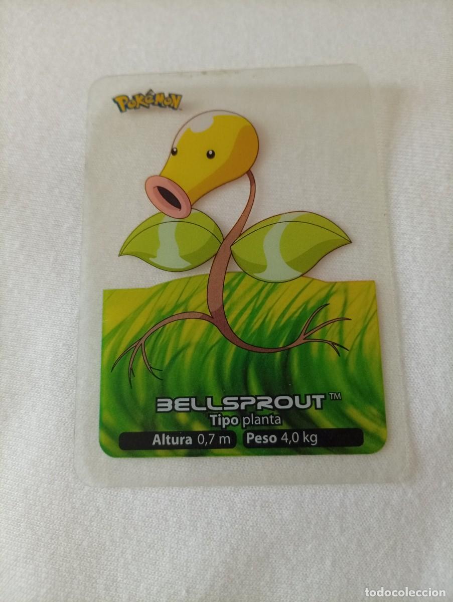 Coleccionismo Cromos antiguos: Carta coleccionable de Bellsprout, n&uacute;mero 069, de la serie Lamincards del a&ntilde;o 2005. - Dise&ntilde;o con il
