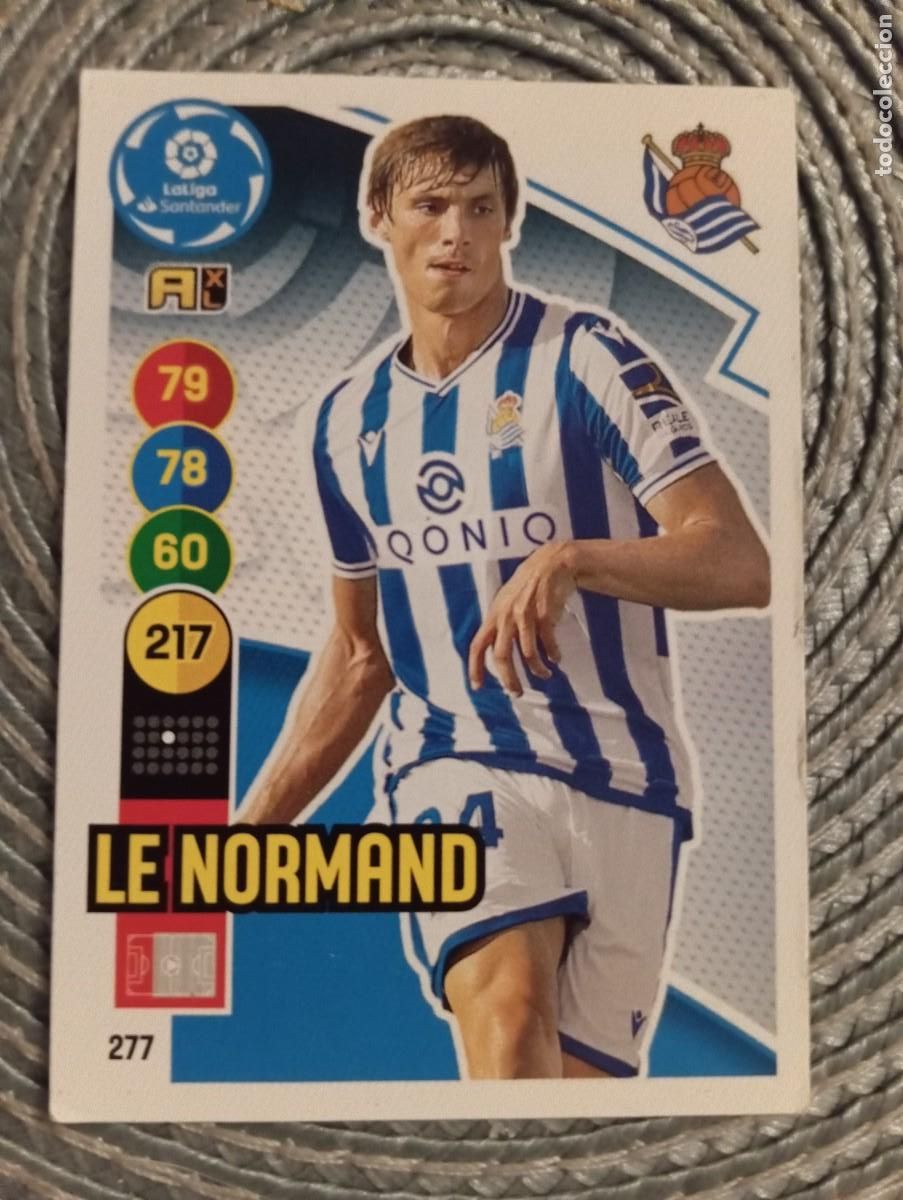 Coleccionismo Cromos antiguos: 1 CROMO DE ** LE NORMAND ** REAL SOCIEDAD. ADRENALYN. LIGA 20 - 21 PANINI