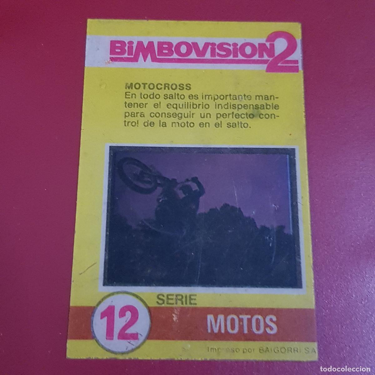 Coleccionismo Cromos antiguos: BIMBO - BIMBOVISION 2 - MOTOS 12 MOTOCROSS